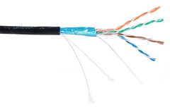 Кабель NETLAN FTP Кат.5e внешний EC-UF004-5E-PE-BK