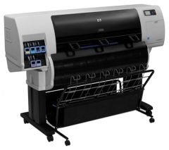 Плоттер HP Designjet T7100 CQ105A Printer (2 года гарантии) (42"/1067mm, 6 colors, 32Gb, HDD 160Gb, установка двух рулонов с авто переключением (с возможностью расширения до 3х),USB/EIO/GLAN)