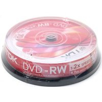 DVD-RW диск многократной записи TDK