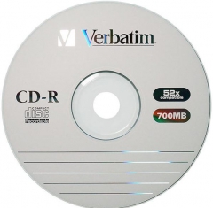 CD-R записываемый компакт диск Verbatim