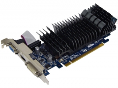 Видеокарта Asus PCI-E EN210 SILENT/DI/1GD3/V2(LP) NV GF210 1024Mb 64b DDR3 589/1200 DVIx1/HDMIx1/CRT