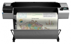 Плоттер HP Designjet T1300 CR652A PS ePrint(2 года гарантии) (44"/1118mm, 6 colors, 32Gb, HDD 160Gb, установка двух рулонов с авто переключением, PostScript/PCL3/HP-GL/2, USB/EIO/LAN)