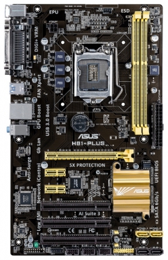 Материнская плата Asus H81-PLUS Soc-1150 Intel H81 2xDDR3 ATX AC`97 8ch(7.1) GbLAN+VGA