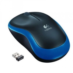 Мышь Logitech M185 dark blue wireless USB (910-002239)