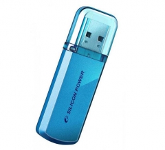 Флеш Диск Silicon Power 4Gb Helios 101 SP004GBUF2101V1B USB2.0 синий
