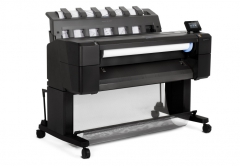 Плоттер HP Designjet T920 CR355A PS ePrinter (36"/914mm, 6 colors, 32Gb (вирт), HDD 320Gb, фронтальная загрузка, лоток-накопитель, корзина, стенд, PostScript/PCL3/HP-GL/2, USB/LAN)