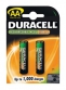 Аккумулятор Duracell AA 1700mAh HR6 DC1500 B2 1.2V NiMH (2шт)