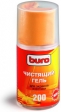 Гель BURO для чистки экранов, мониторов и оптики 200 мл + микрофибра 16*25
